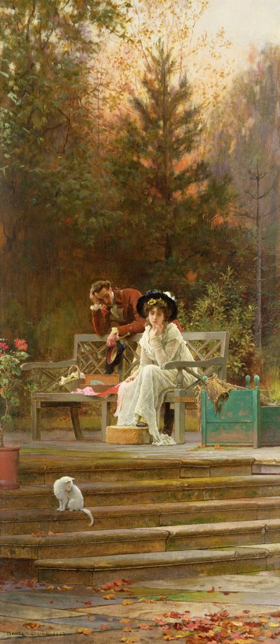 Eine frühere Bindung, 1882 von Marcus Stone